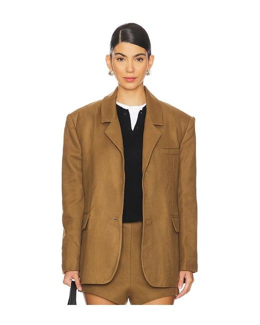 NonChalant Label Brown Blazer Drew