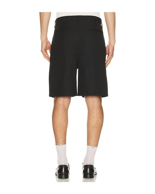 Obey Black Dean Pleated Short for men