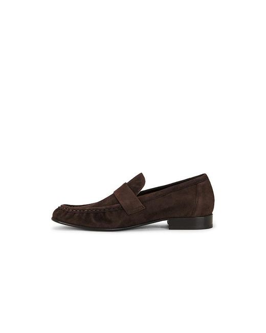 Mansur Gavriel Brown Ruched Loafer