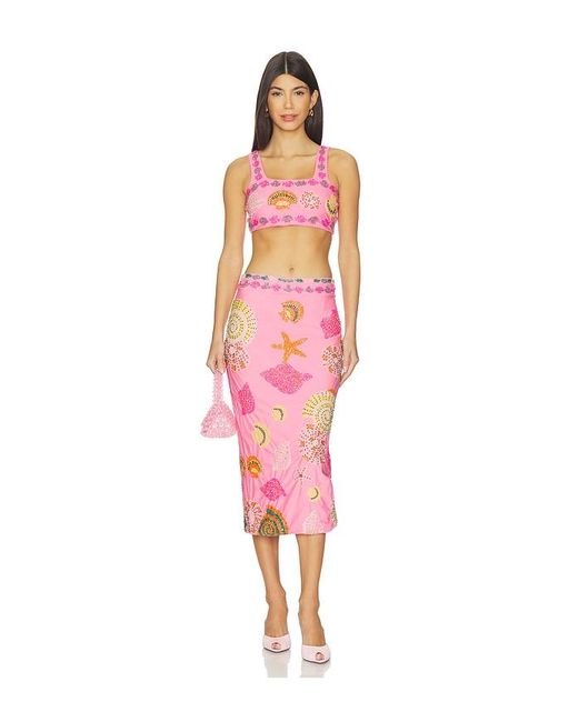 Oceanus Pink New York Top