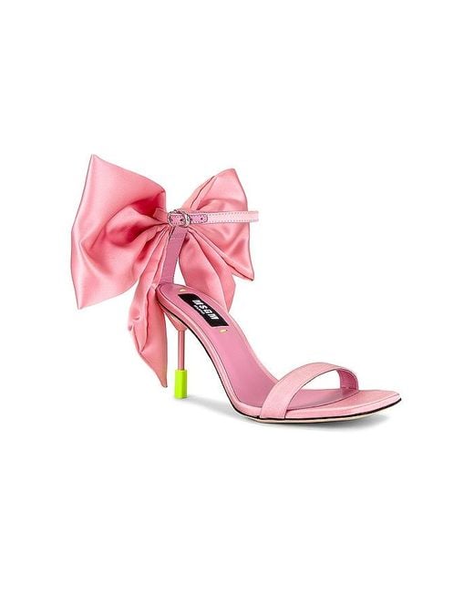 MSGM Pink Iconic Heels