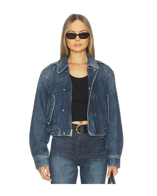Agolde Blue Shane Jacket