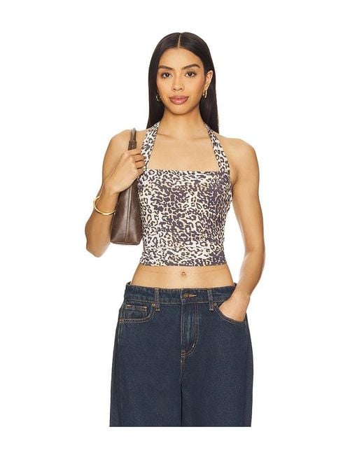 Lioness Blue Rouje Halter Top