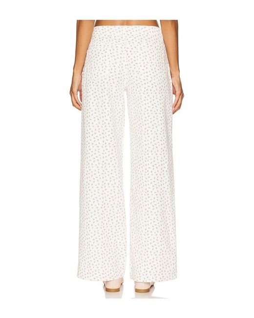 MORE TO COME White Brya Floral Jean