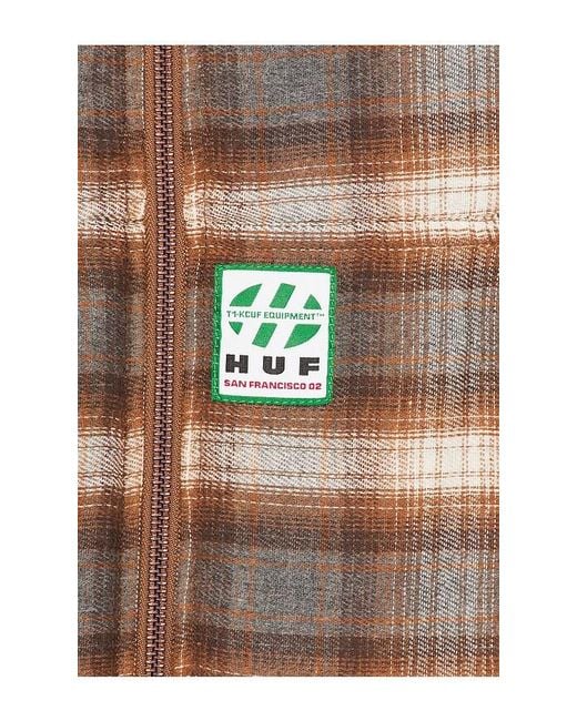 Huf Brown Durango Work Jacket for men