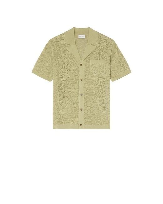 Drole de Monsieur Green Chemise Maille Dentelle for men