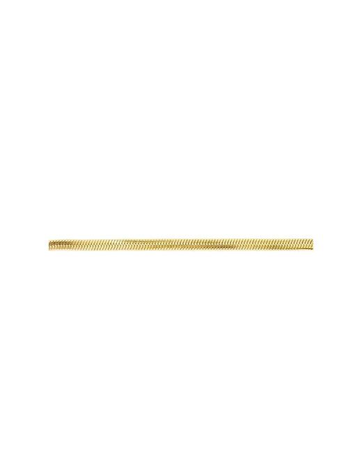 petit moments Metallic Bubble Initial Herringbone Necklace