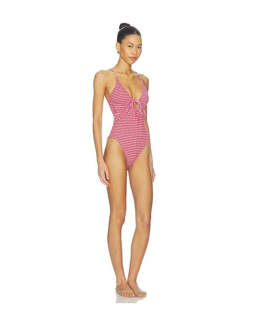LSPACE Red Piper One Piece