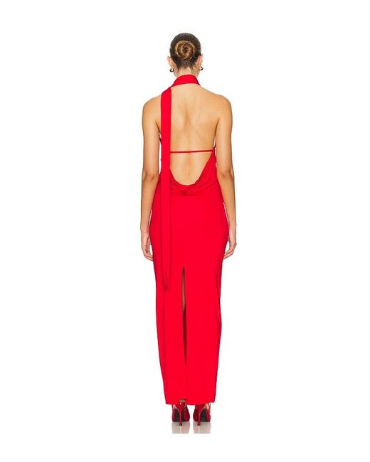 Nbd Red The Violetta Maxi Dress