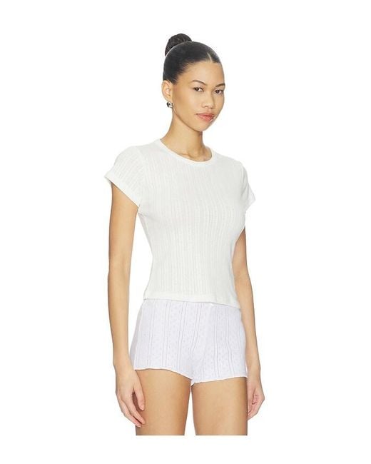 Rails White Mickey Tee