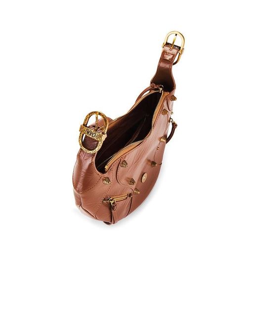 JW PEI Brown Tessa Crushed Shoulder Bag