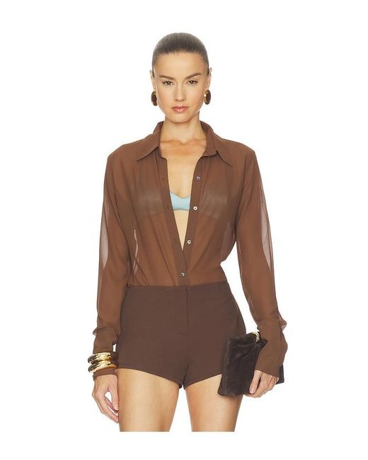 Nakedvice Brown The Ariel Shirt
