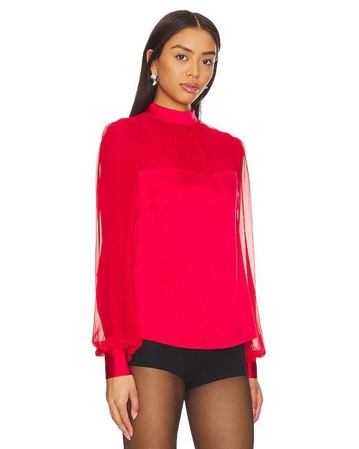 Generation Love Red Agnes Blouse