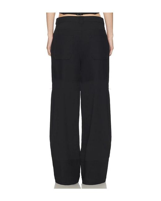 Halo Black Flex Waist Zip Cargo Pant