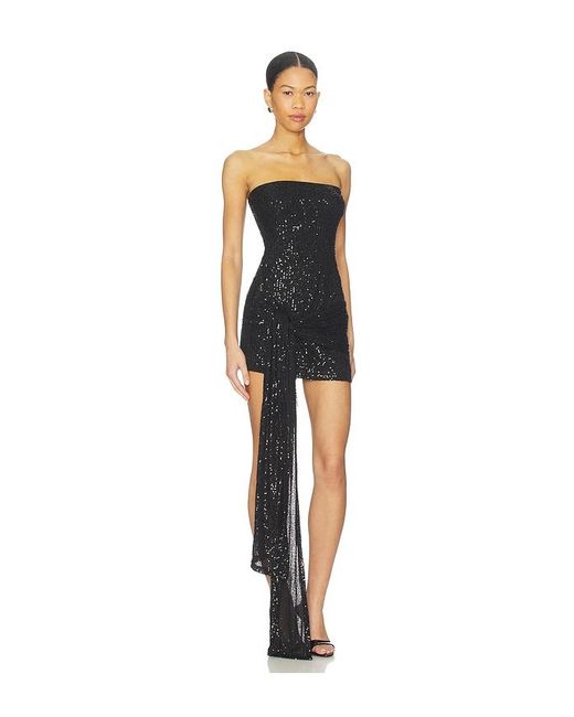 superdown Black Asmara Mini Dress