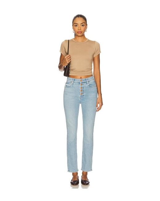 Mother Blue The Pixie Dazzler Ankle Jeans