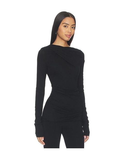Entire studios Black Drape Top