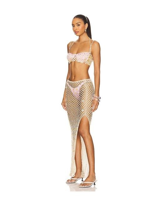 superdown White Marlie Skirt Set
