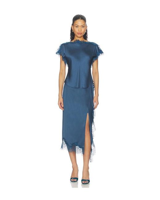 A.L.C. Blue Bree Skirt