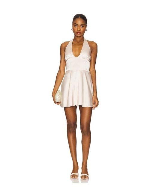 MORE TO COME White Maria Mini Dress