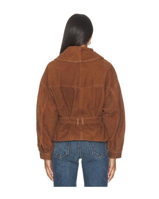 Ba&sh Brown Manon Jacket