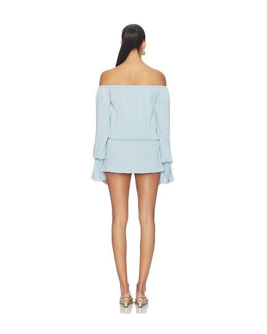 Asta Resort Blue Margot Mini Dress