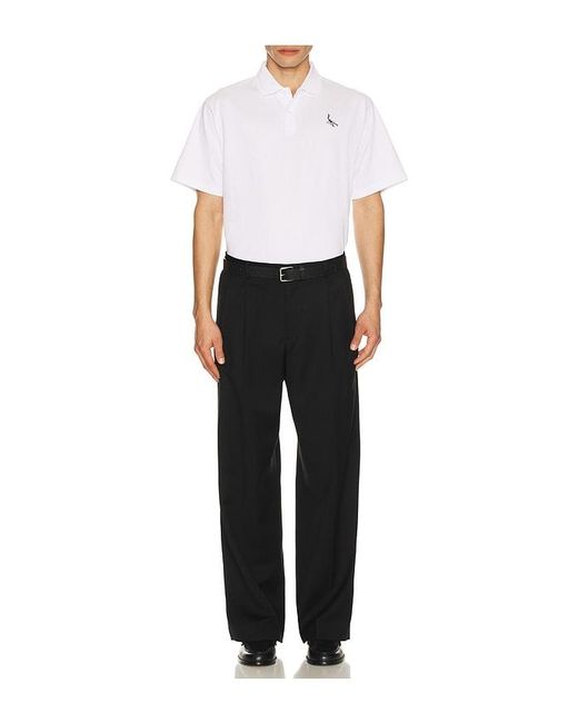 Devereux Golf White The Scorpion Icon Polo for men