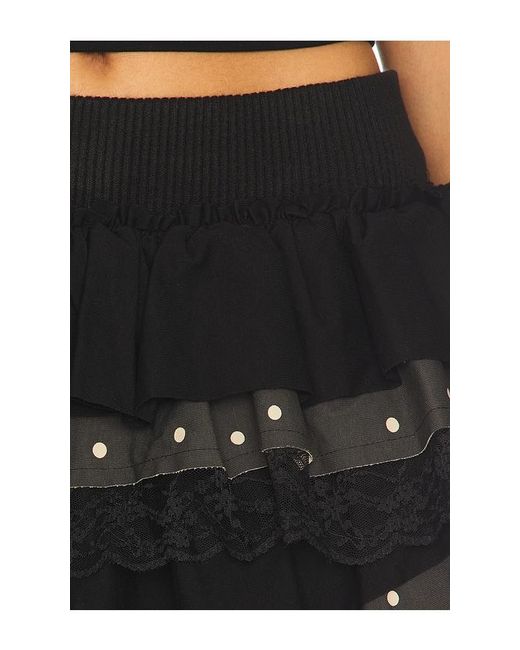 ZEMETA Black Polka Dot Dream Tutu Skirt