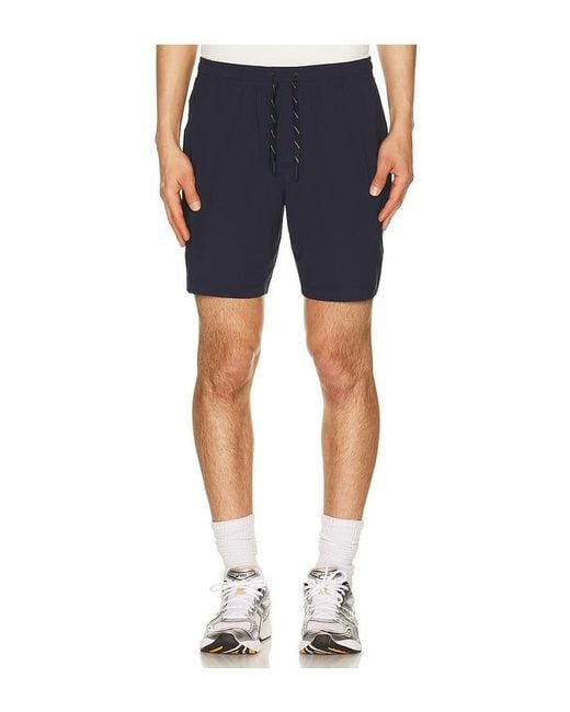 Rhone Blue 7" Pursuit Short for men