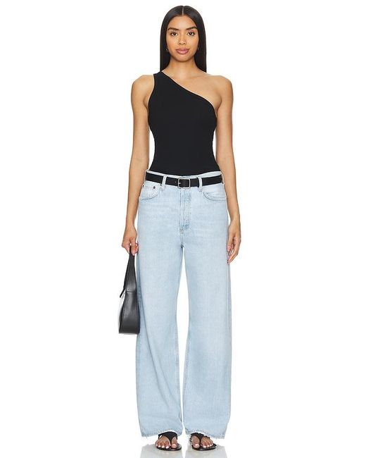 Agolde Blue Low Slung Baggy Jeans