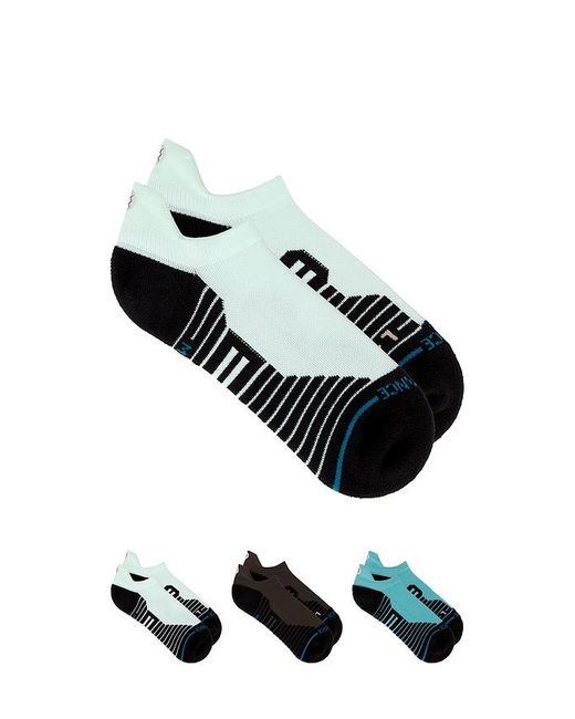 Stance White Down Time Mid Tab 3 Pack Socks for men