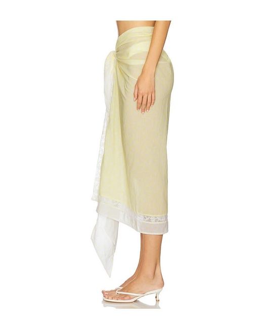 LoveShackFancy Multicolor Emabella Pareo