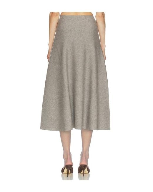 Helsa Gray Xanthe Knit Skirt