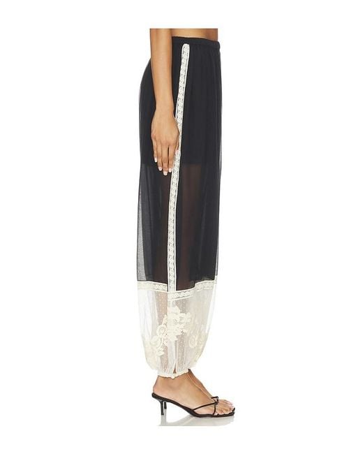 Zimmermann Black Roselight Harem Pant