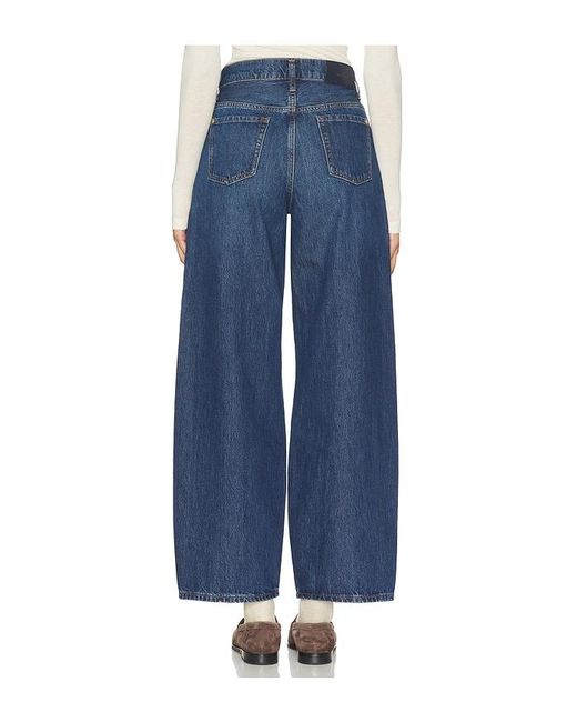 7 For All Mankind Blue Twisted Bonnie Horseshoe Jeans