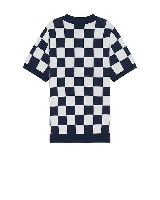 Nike Blue Checkers Polo for men