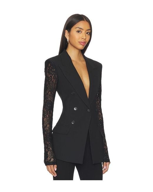 Smythe Black Lace Sleeve Not A Db Blazer