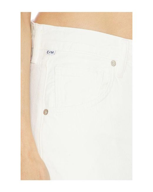 Citizens of Humanity White Brynn Drawstring Trouser