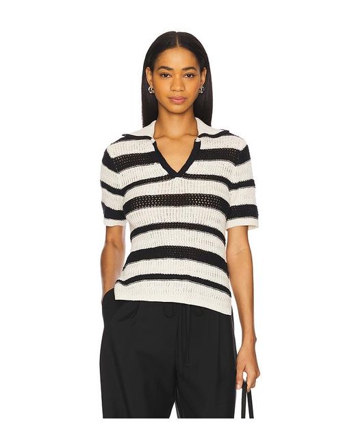 Sanctuary Black Oberteil Knitted Collared