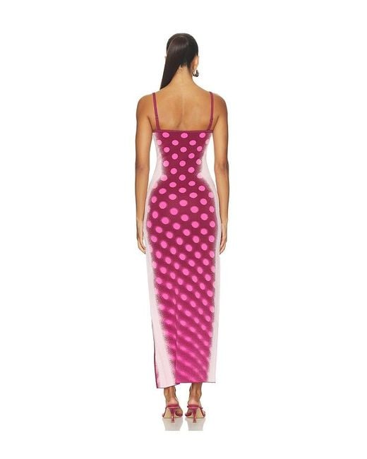 Ph5 Red Iris Maxi Tank Dress