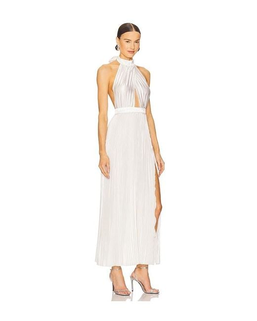 L'idée White Abendkleid Renaissance