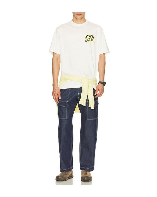 Gramicci Blue Equipped For Dirt Tee for men