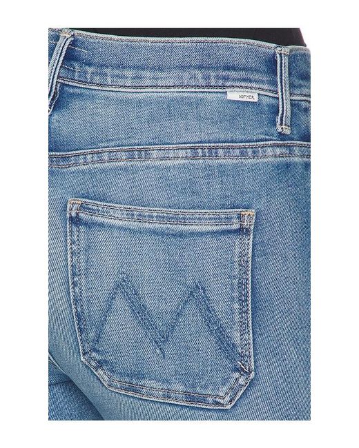 Mother Blue The Patch Pocket Weekend Jeans