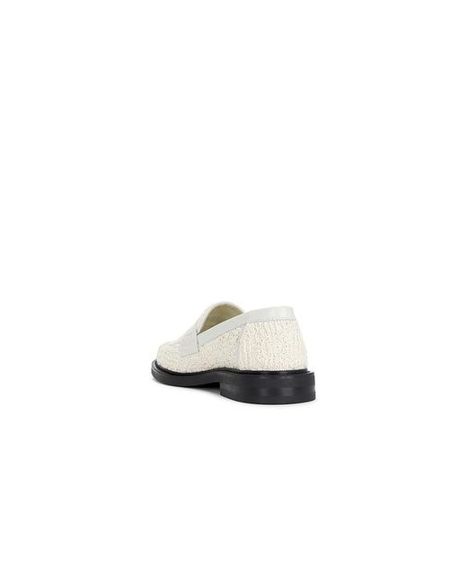 Filling Pieces White Crochet Loafer for men