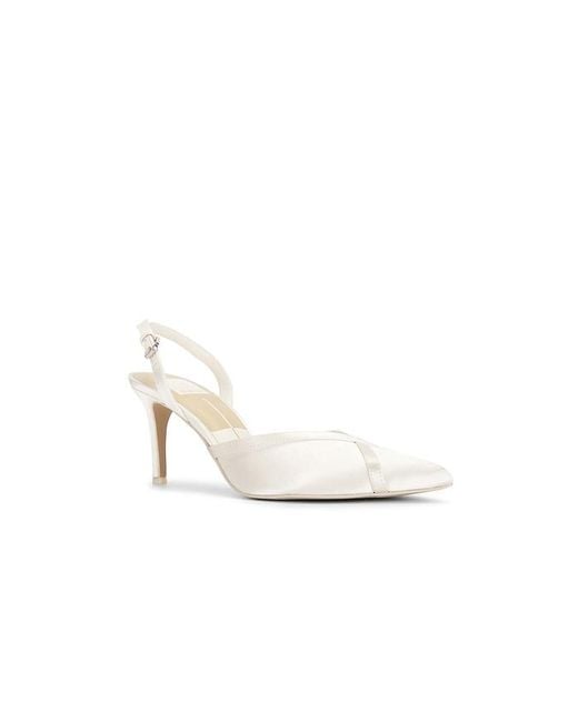 Dolce Vita White Elaya Slingback Pump