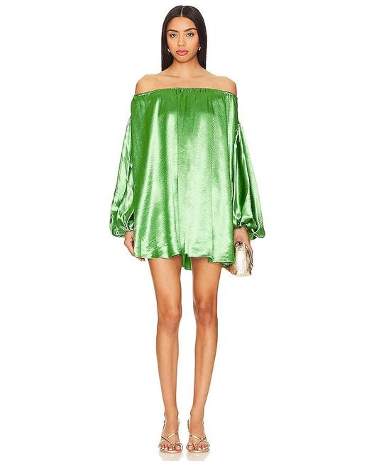 Caroline Constas Green Andros Mini Dress