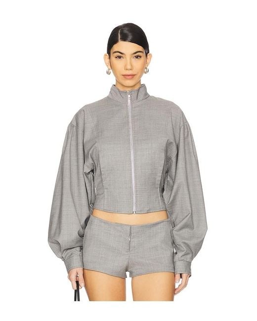 Belle The Label Gray Globo Jacket