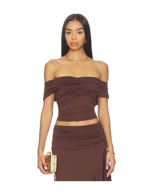 Nia Red Magnolia Top