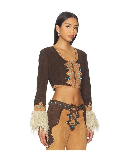 Urban Outfitters Brown X Revolve Record Jacket