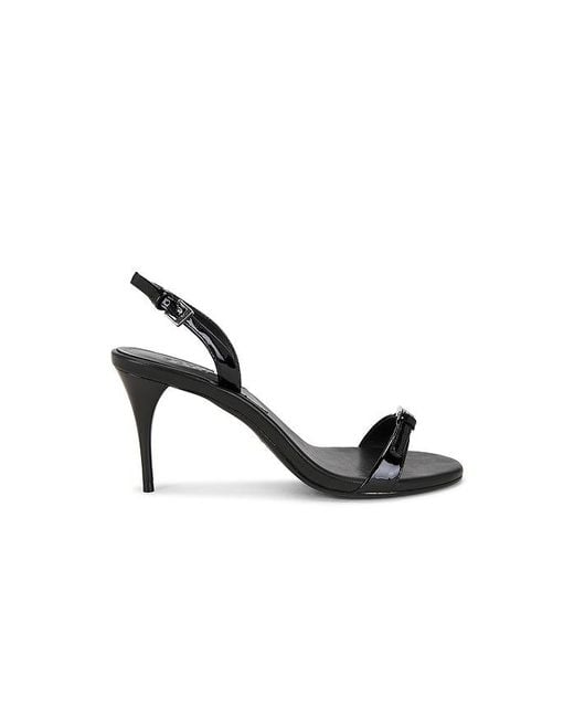 SCHUTZ SHOES Black Aurora Sling Mid Sandal